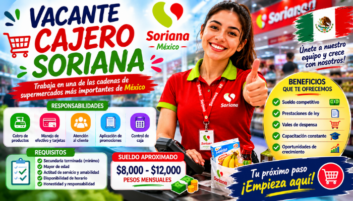 Cajero Soriana México